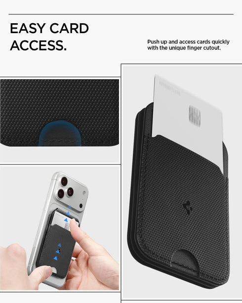 Spigen Slim Fold Magnetic Card Holder (3 Cards Tripod Stand) MagFit (BOX DAMAGE)