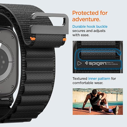 Spigen Apple Watch Band Series (49/46/45/44/42mm) WBF1 Fabric Strap