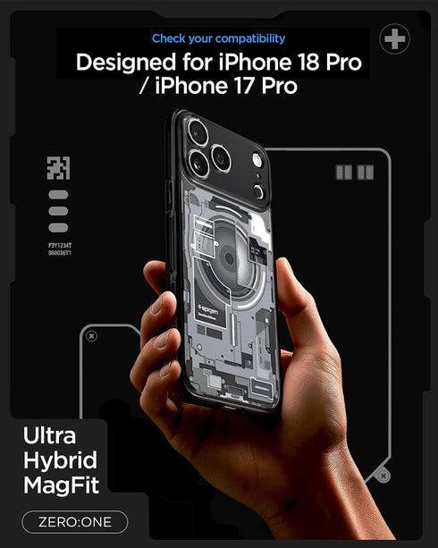 Spigen iPhone 18 PRO Case Ultra Hybrid MAGFIT ZERO ONE