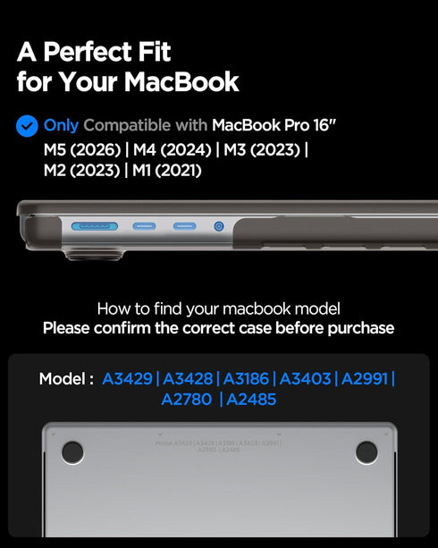 Spigen MacBook Pro 16 inch M5/M4/M3/M2/M1 Pro Max 2026-2021 Air Skin