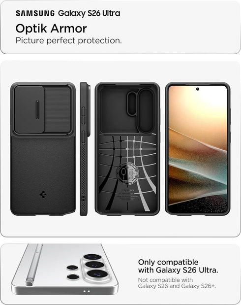 Spigen Samsung Galaxy S26 ULTRA Case Optik Armor