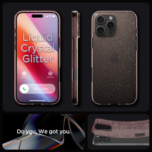 Spigen iPhone 16 PRO Case Liquid Crystal GLITTER