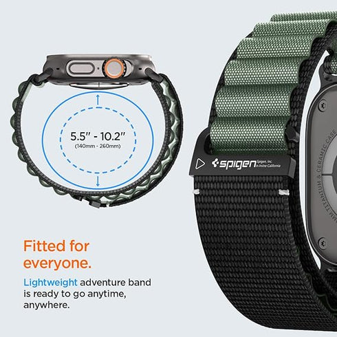 Spigen Apple Watch Band Series (49/46/45/44/42mm) WBF1 Fabric Strap