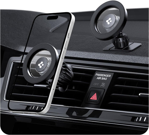 Spigen Air Vent Car Mount compatible with MagSafe