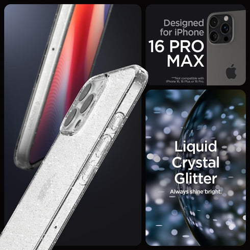 Spigen iPhone 16 Pro MAX Case Liquid Crystal GLITTER