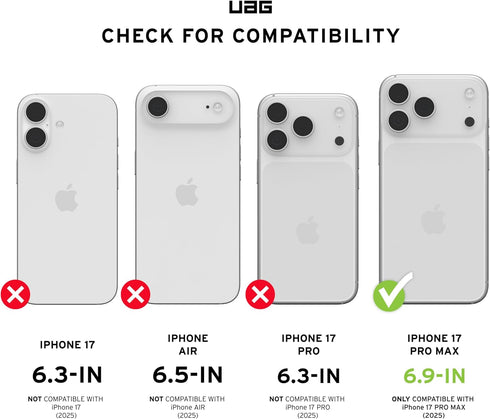 UAG iPhone 17 Pro MAX Case Metropolis LT MAGSAFE