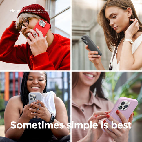 elago iPhone 14 Case Liquid Silicone