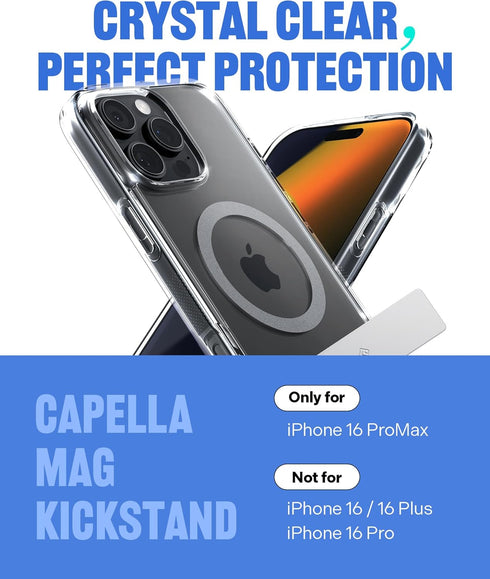 Caseology iPhone 16 Pro MAX Case Capella MAG Kickstand
