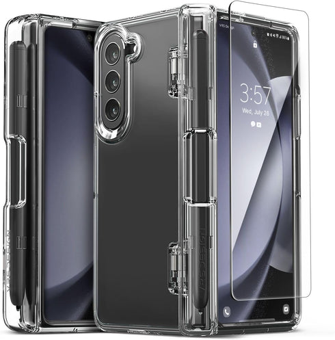VRS Design Samsung Galaxy Z Fold 5 Case Simpli Fit with S-Pen Holder and Front Screen Protector