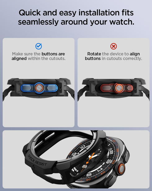 Spigen Samsung Galaxy Watch ULTRA 2 (47mm) Case Rugged Armor