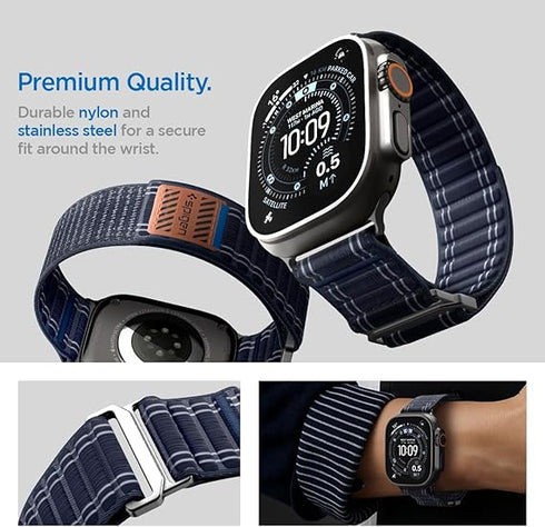 Spigen Apple Watch Band Series (49/46/45/44/42mm) WBF0 Fabric Strap