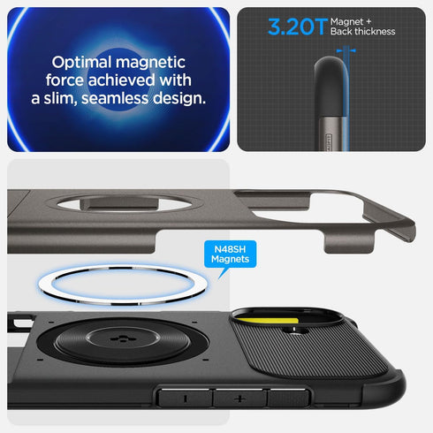 Spigen iPhone 16 PLUS Case Slim Armor MAGFIT