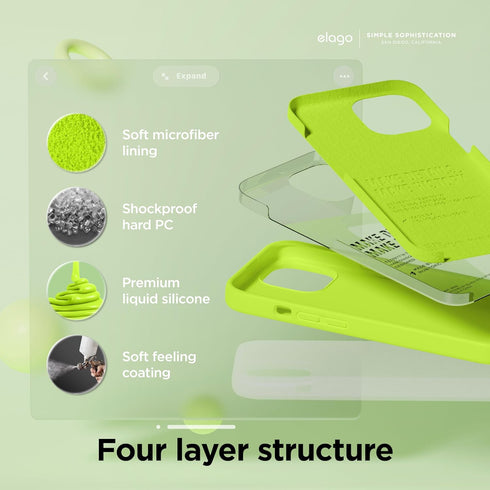 elago iPhone 15 Case Liquid Silicone