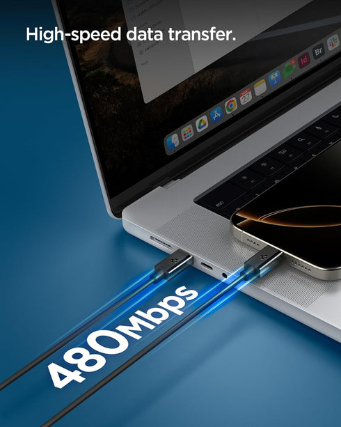 Spigen Essential USB-C to USB-C Cable 2M (60W)