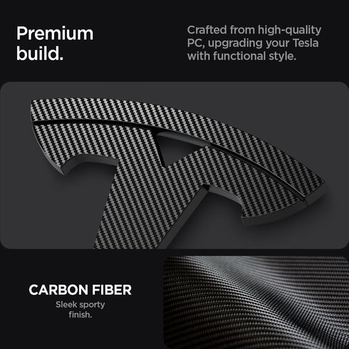 Spigen Tesla Model 3 (2024) Highland Front Emblem Logo Full Cover