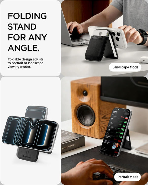 Spigen Slim Fold Magnetic Card Holder (12 Cards Stand) MagFit