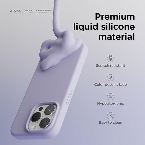 elago iPhone 15 Pro Case Liquid Silicone