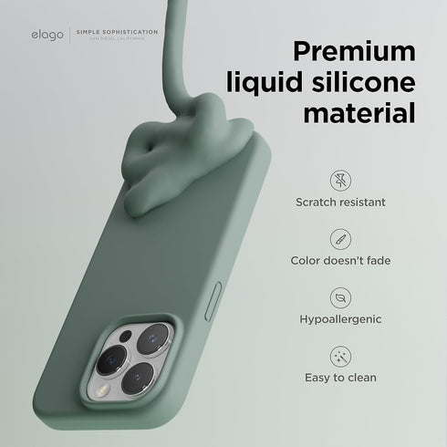 elago iPhone 15 Pro Case Liquid Silicone