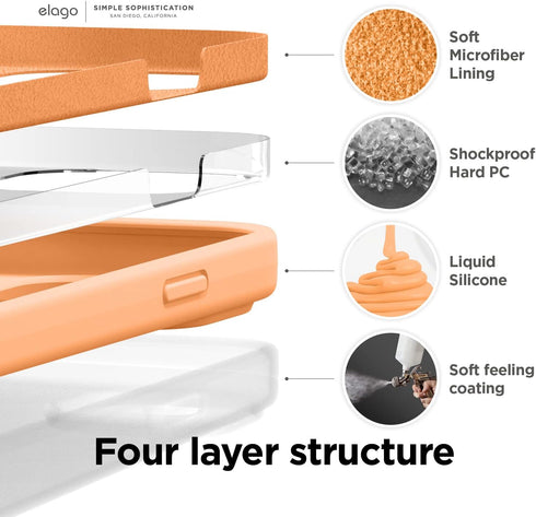 elago iPhone 14 Case Liquid Silicone