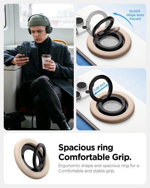 Spigen Silicone Magnetic Ring Holder Nano Pop MagFit with Kickstand