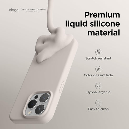 elago iPhone 15 Pro Case Liquid Silicone