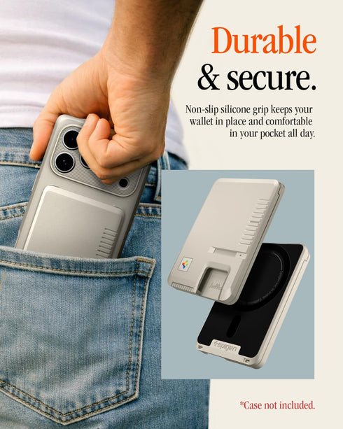 Spigen Classic LS Magnetic Card Holder (3 Cards) MagFit