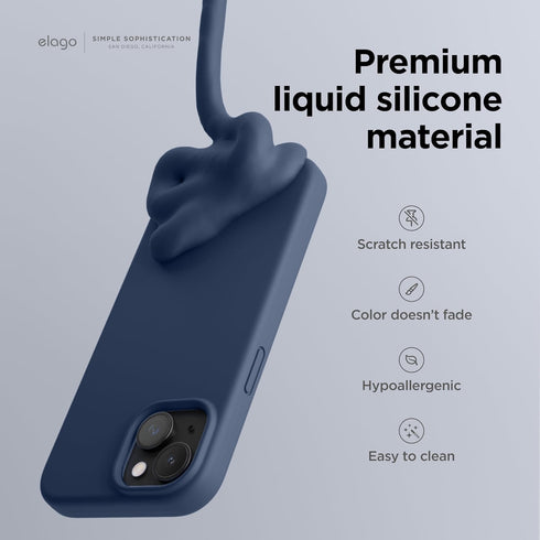 elago iPhone 15 Case Liquid Silicone