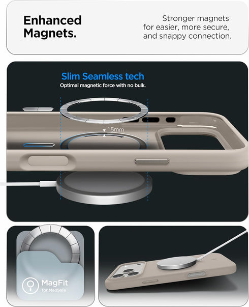 Spigen iPhone 17 PRO Case Silicone Fit MAGFIT