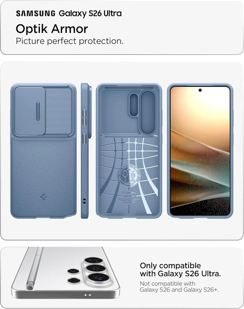 Spigen Samsung Galaxy S26 ULTRA Case Optik Armor