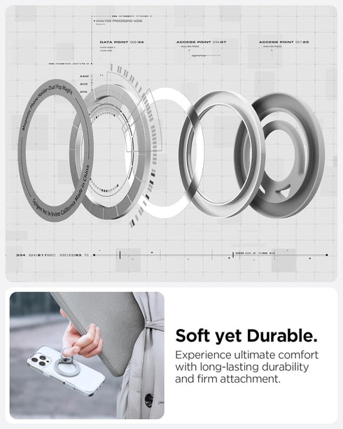 Spigen Dual Pop MagFit Silicone Phone Holder