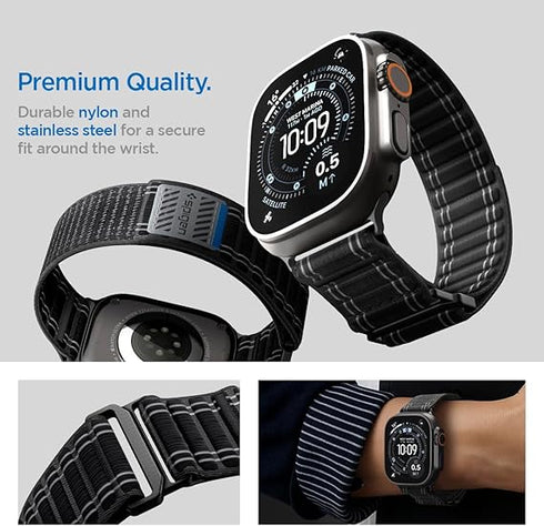 Spigen Apple Watch Band Series (49/46/45/44/42mm) WBF0 Fabric Strap