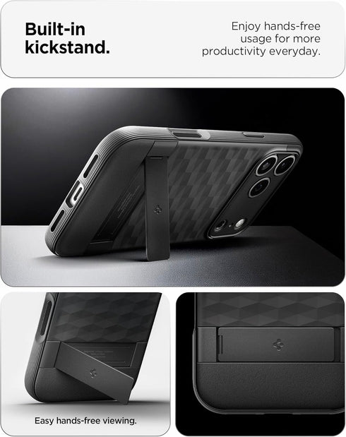 Spigen iPhone 17 Pro MAX Case Parallax S MAGFIT with Kickstand