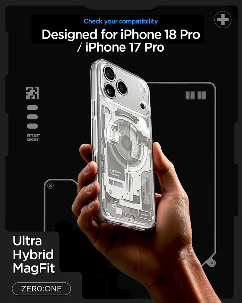 Spigen iPhone 18 PRO Case Ultra Hybrid MAGFIT ZERO ONE