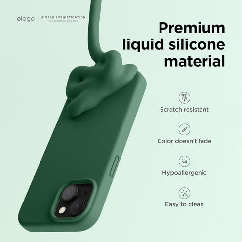 elago iPhone 15 Case Liquid Silicone