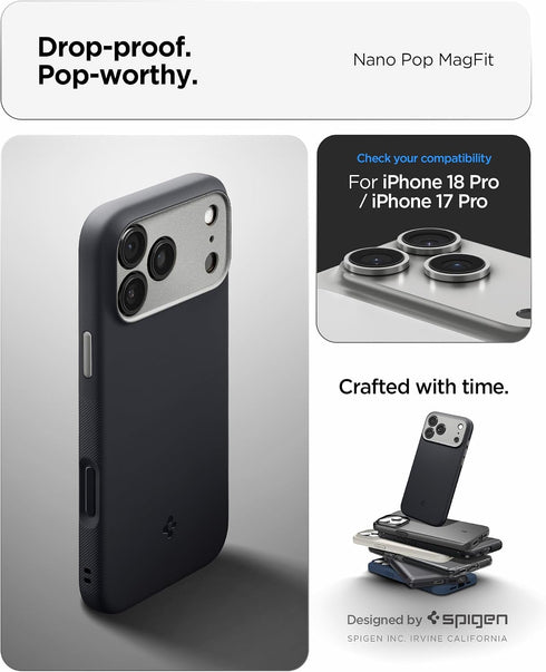 Spigen iPhone 18 PRO Case Nano Pop MAGFIT