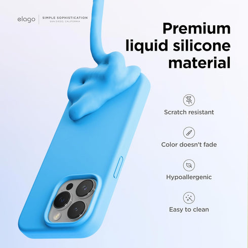 elago iPhone 15 Pro Case Liquid Silicone