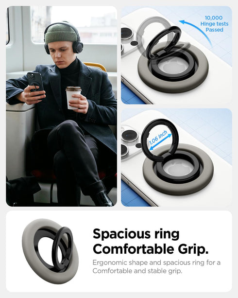 Spigen Silicone Magnetic Ring Holder Nano Pop MagFit with Kickstand