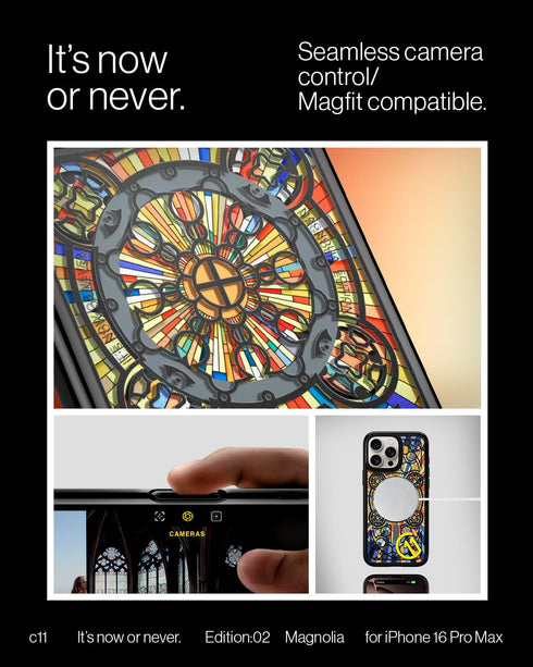 Spigen iPhone 16 Pro MAX Case Ultra Hybrid T MAGFIT MAGNOLIA