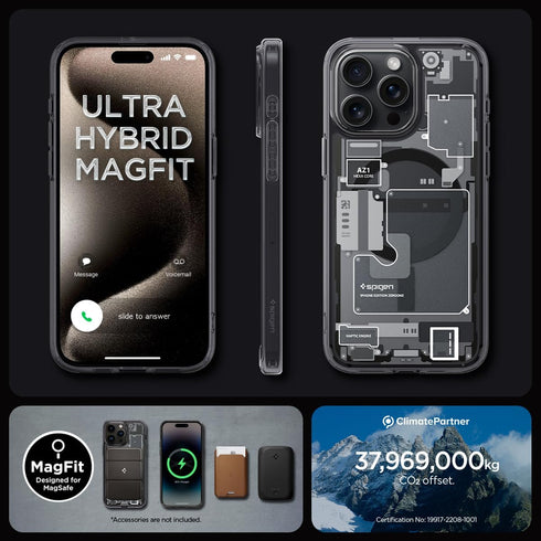 Spigen iPhone 15 Pro MAX Case Ultra Hybrid MagFit Zero One