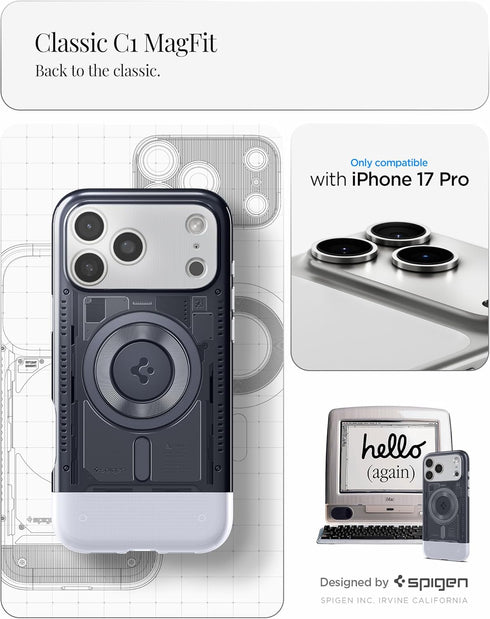 Spigen iPhone 17 PRO Case Classic C1 MAGFIT