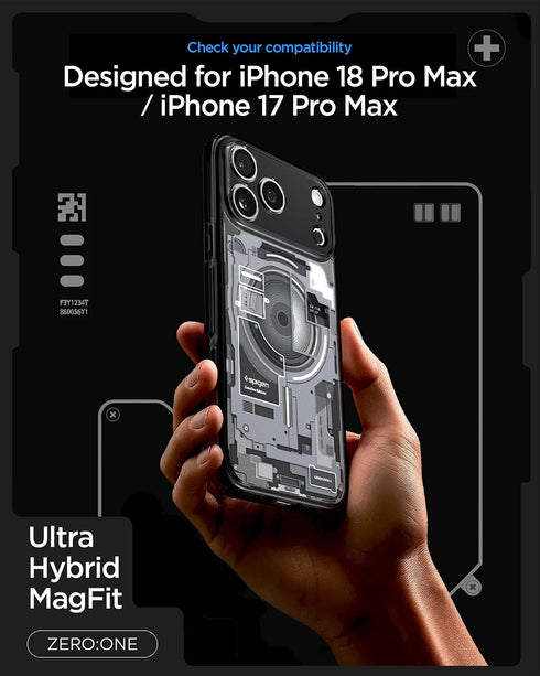 Spigen iPhone 18 Pro MAX Case Ultra Hybrid MAGFIT ZERO ONE