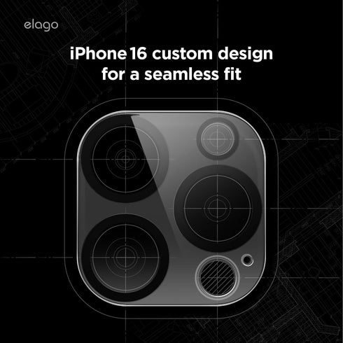 elago iPhone 16 PRO / iPhone 16 Pro MAX Camera Lens Screen Protector Supreme