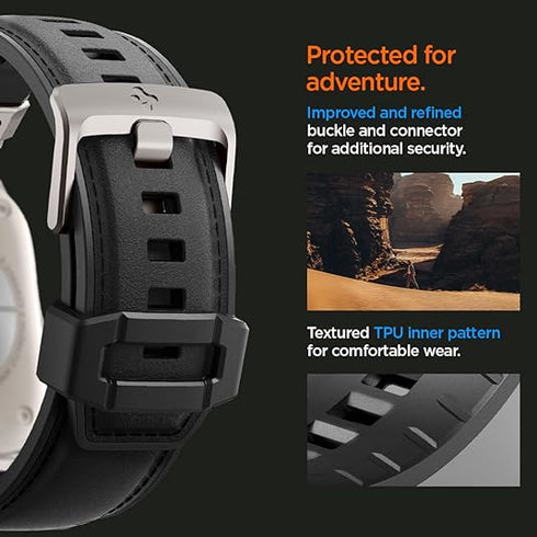 Spigen Apple Watch (49/45/44/42mm) Band DuraPro Armor PU Leather