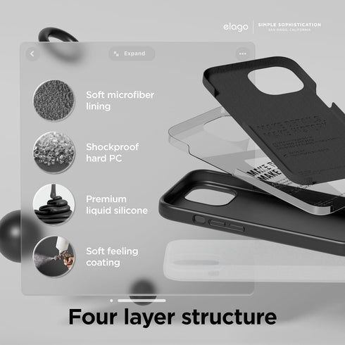 elago iPhone 15 Case Liquid Silicone
