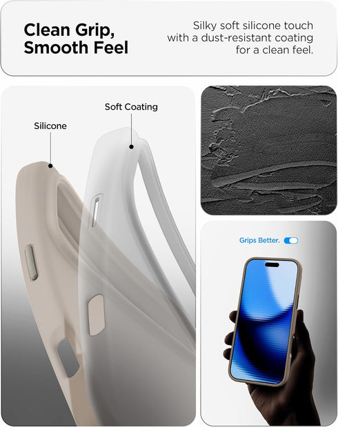 Spigen iPhone 17 Pro MAX Case Silicone Fit MAGFIT