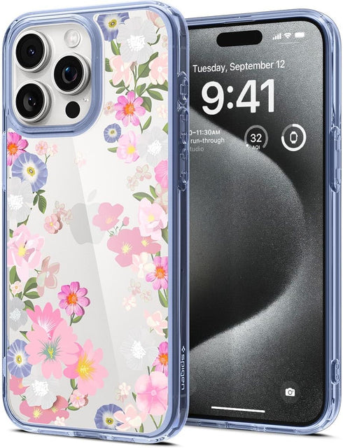 Spigen iPhone 15 PRO Case Ultra Hybrid FLORAL