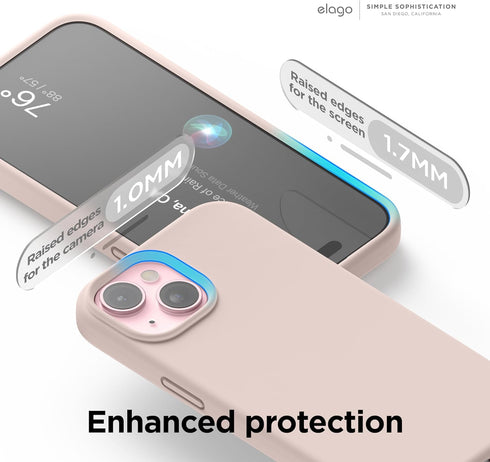 elago iPhone 15 Case Liquid Silicone