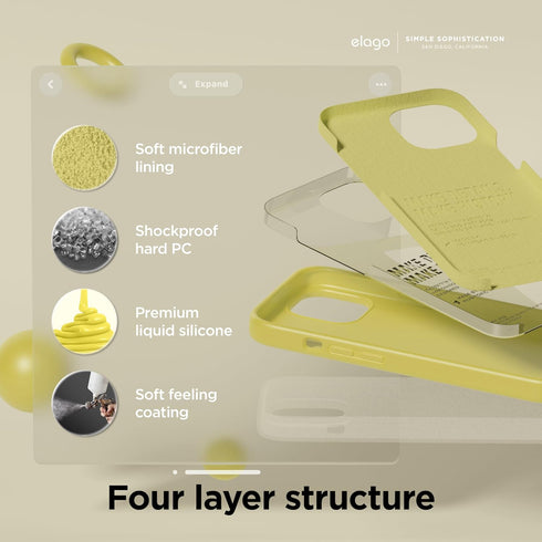 elago iPhone 15 Case Liquid Silicone