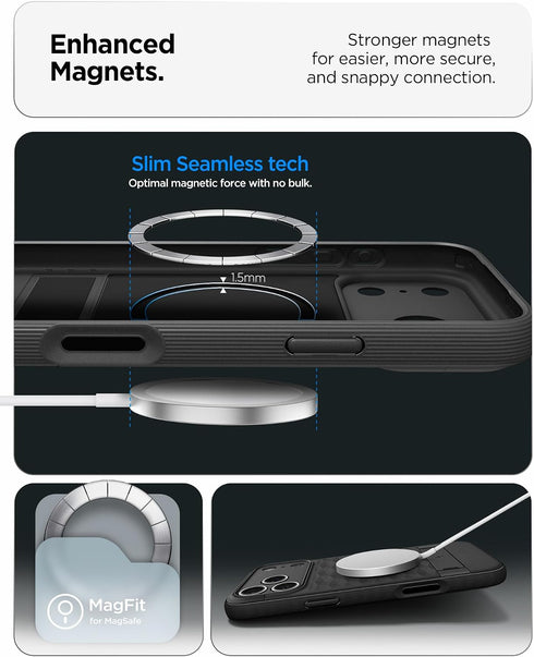 Spigen iPhone 18 Pro MAX Case Parallax S MAGFIT with Kickstand
