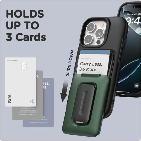 VRS Design iPhone 16 Pro MAX Case D-Wallet ORB